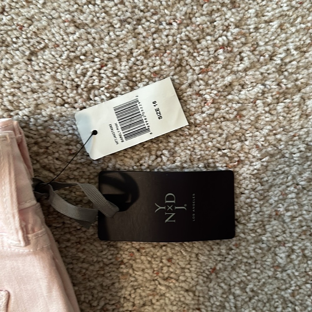 NYDJ Pink Ankle Jeans - Size 16 - NWT - Picture 7 of 8